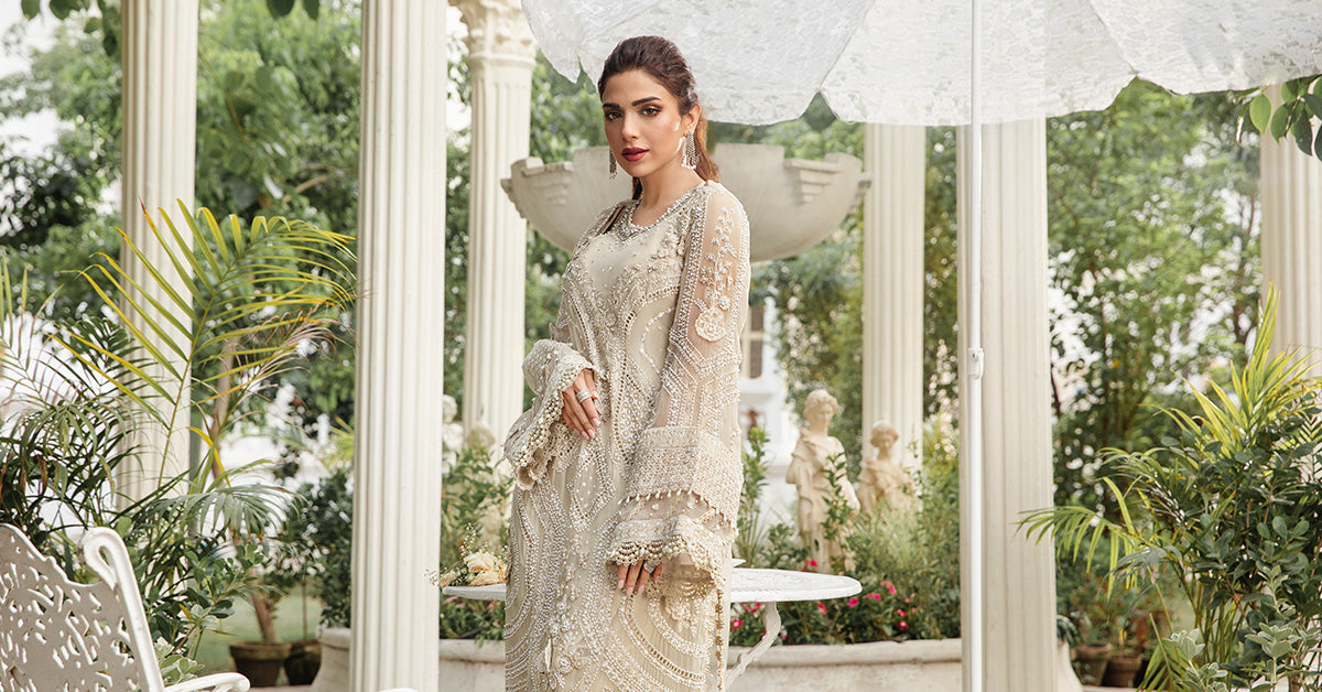 Embroidered Chiffon Suit | MPC-104