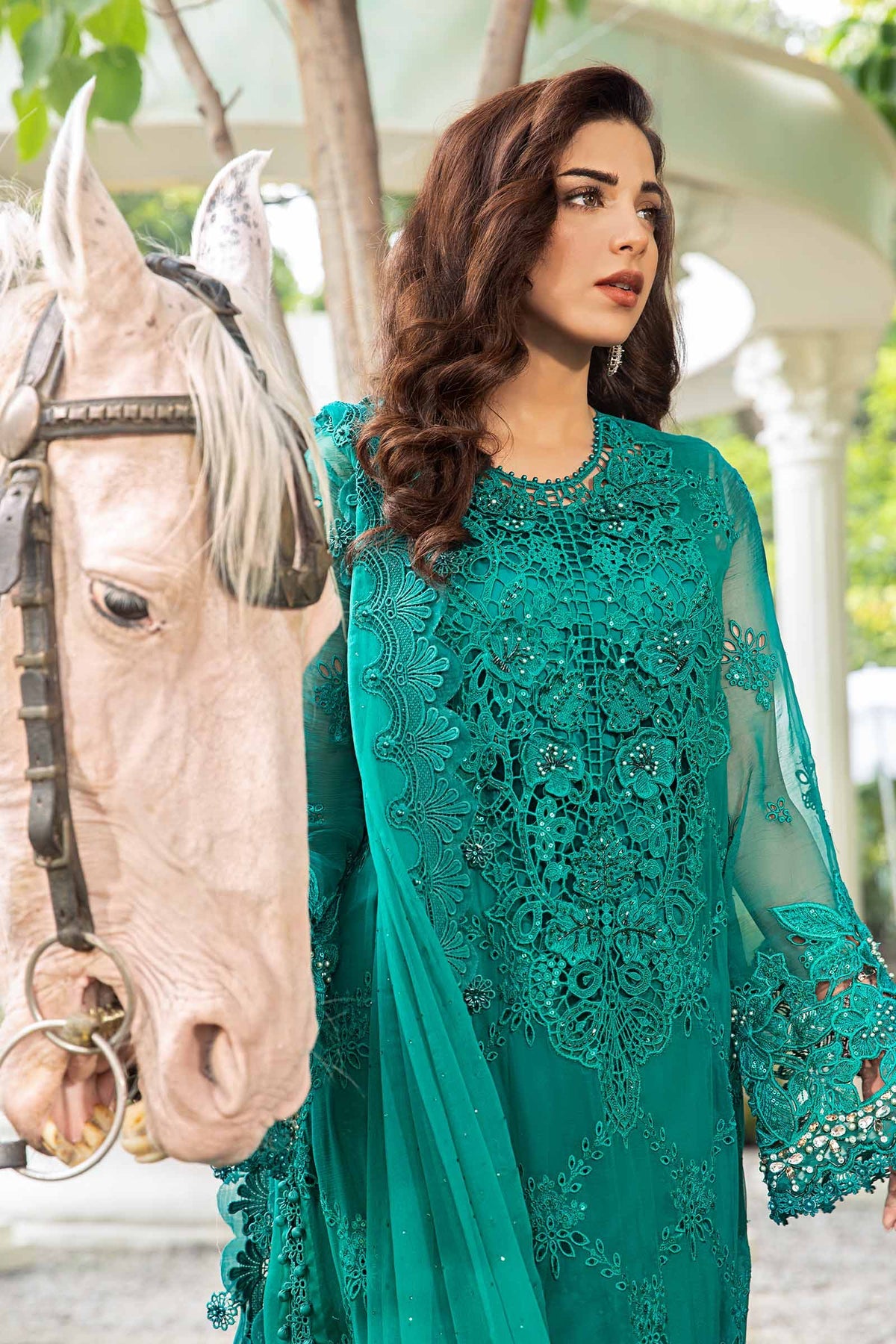 Embroidered Chiffon Suit | MPC-105