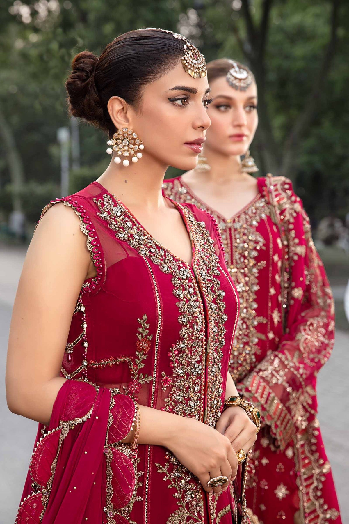 Embroidered Chiffon Suit | MPC-107