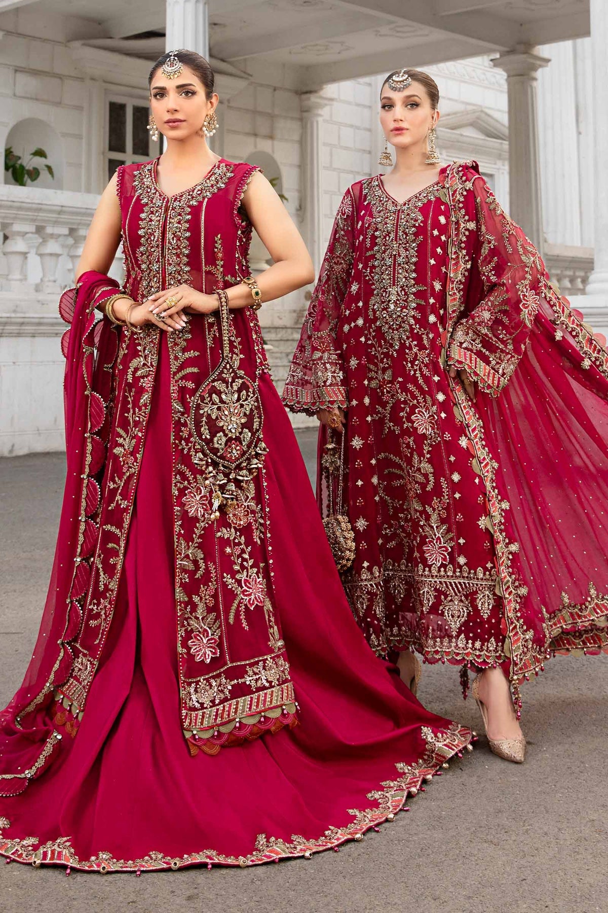 Embroidered Chiffon Suit | MPC-107