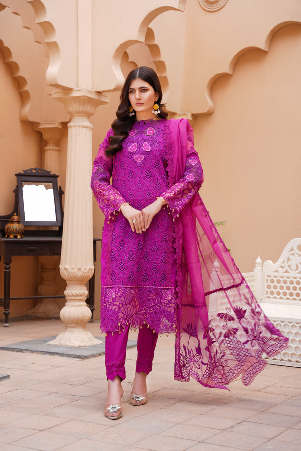 Luxury Lawn Eid Collection 2024-Rooh