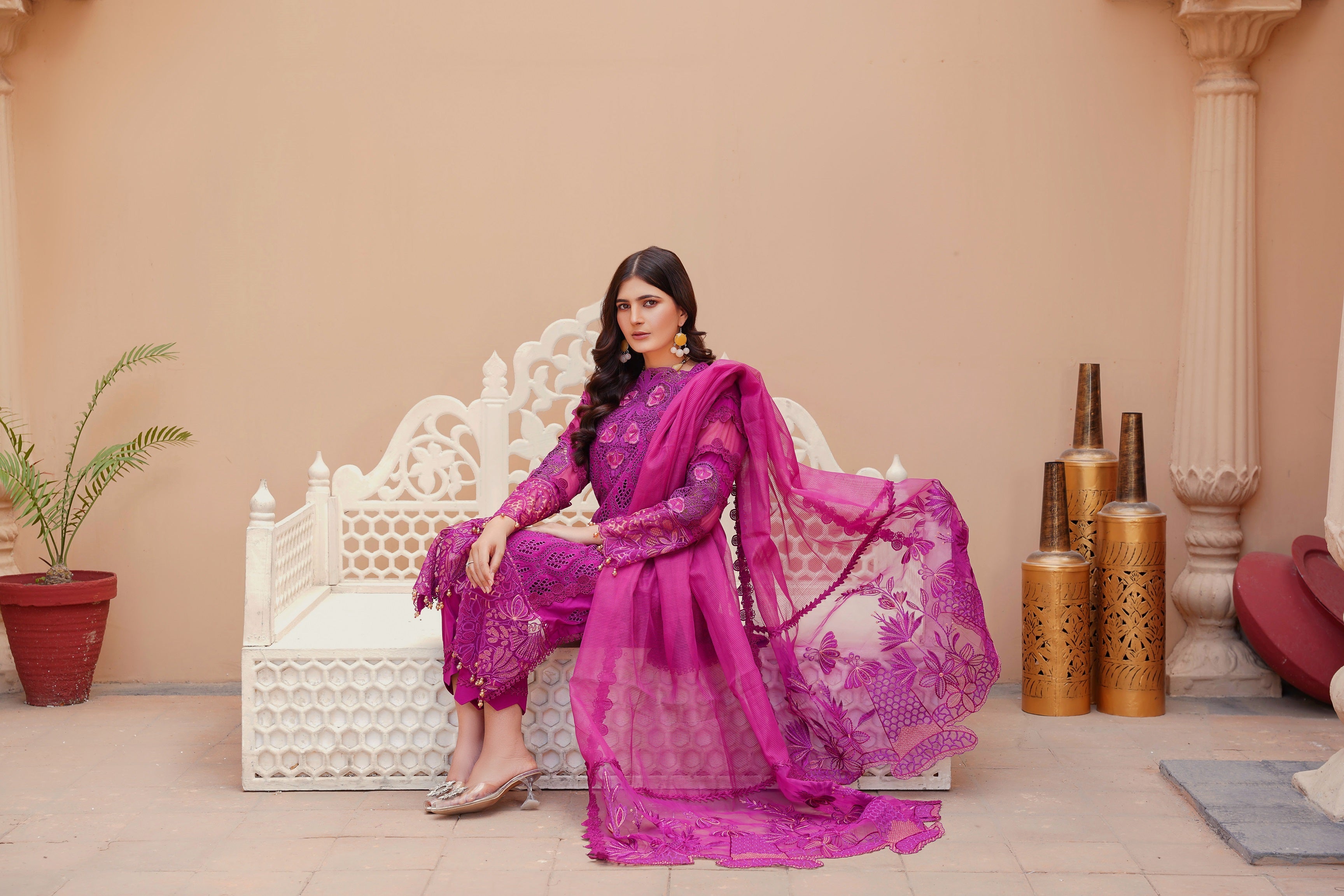 Luxury Lawn Eid Collection 2024-Rooh