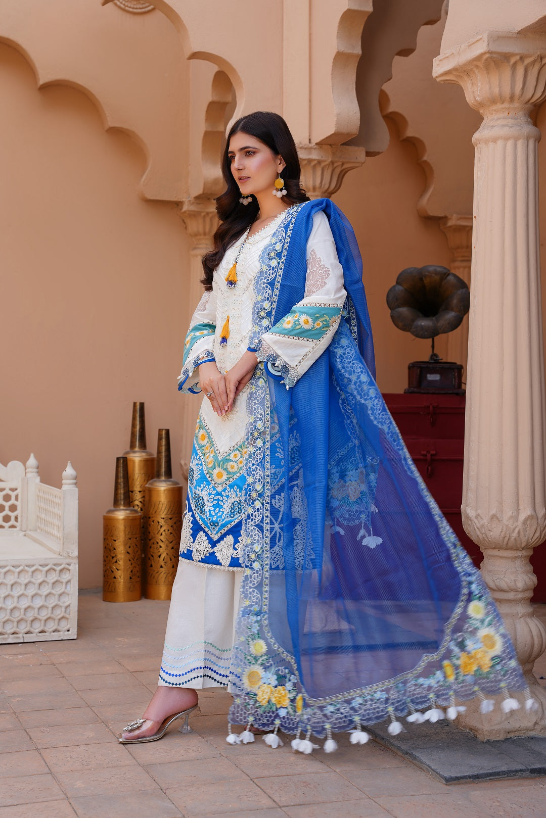 Stitched Luxury Lawn Eid Collection 2024-Zeeba