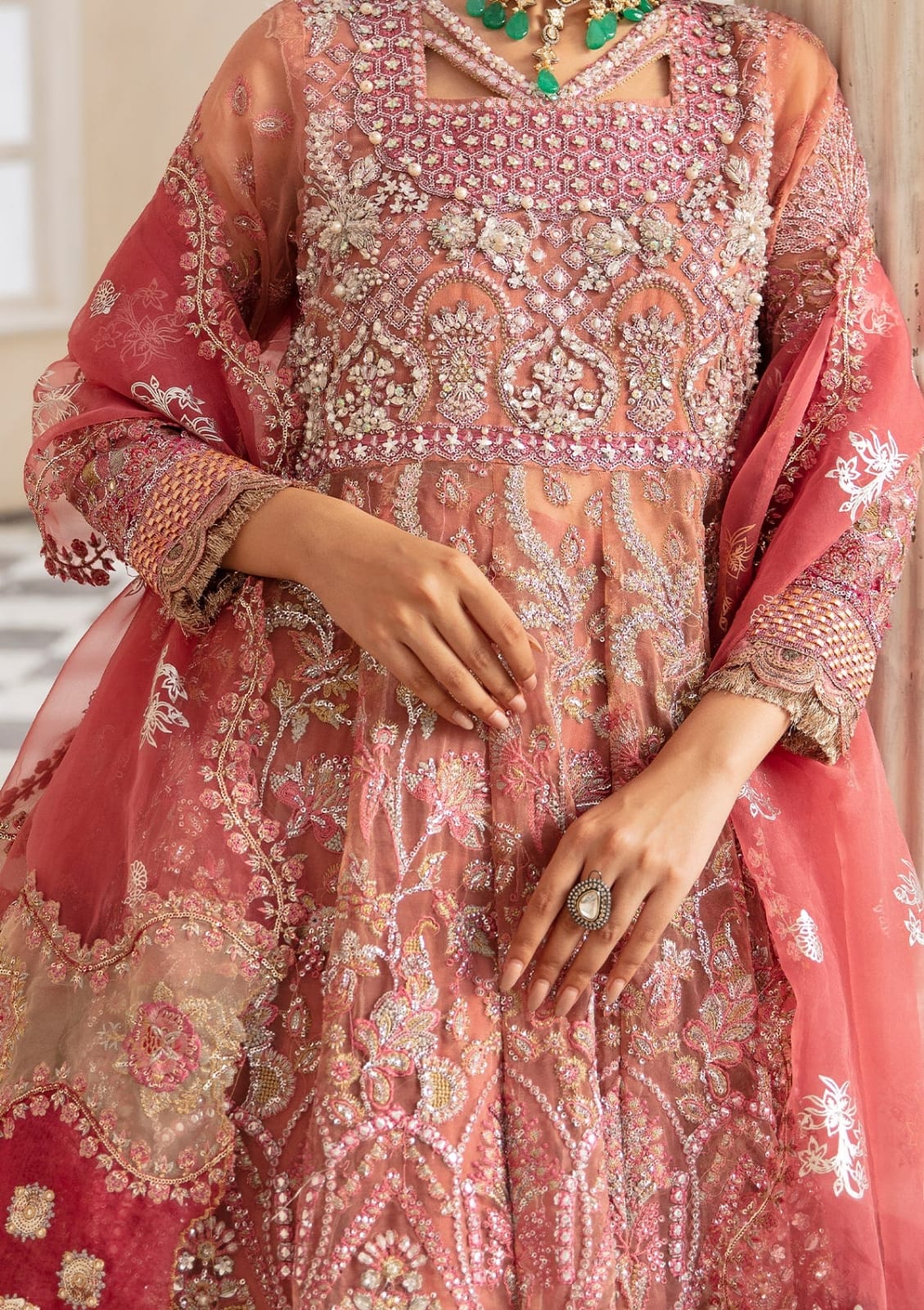 Celebrations by Elaf Luxury Handwork Unstitched Suit ECH-06 PAREEZAH