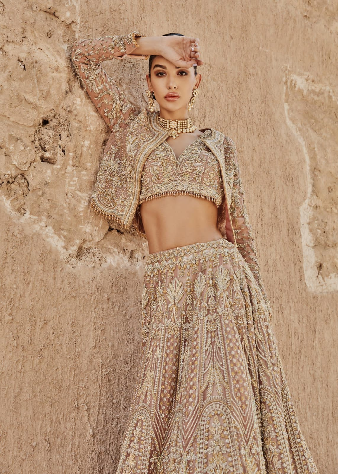 saira shakira lehenga choli emel heavy adda work design traditional wedding wear dress fabric organza net chiffon