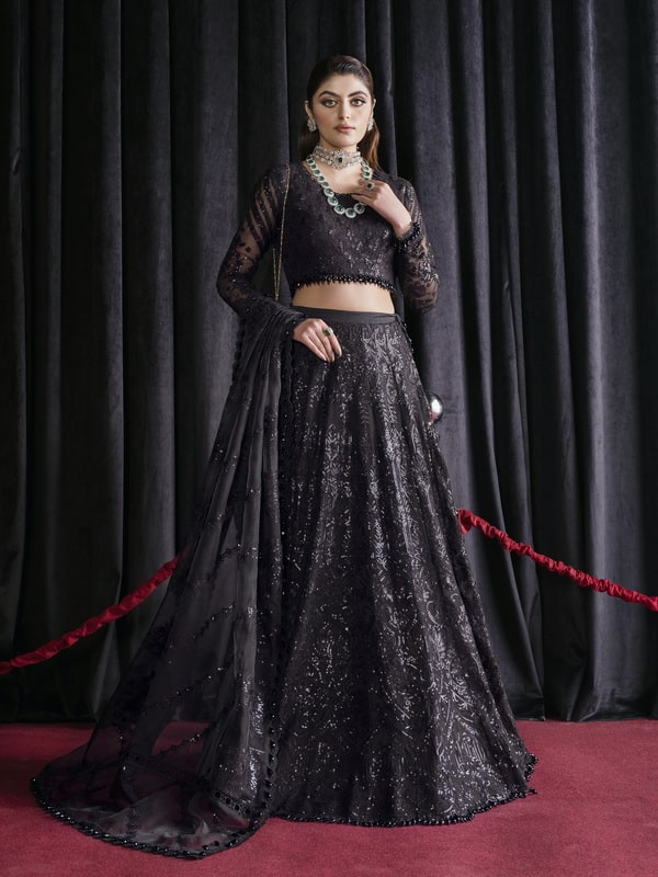 Afrozeh Starlet Luxury Embroidered