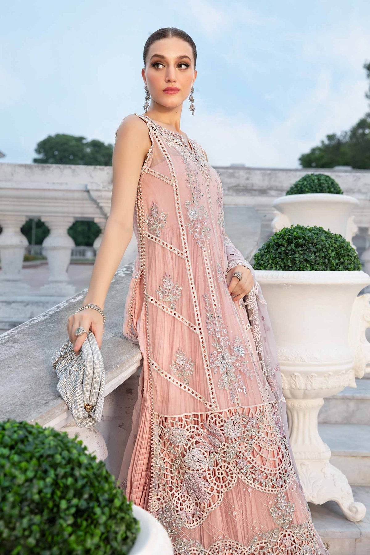  Chiffon Suit | MPC-24-106 chiffon embroidered suit pakistani dress