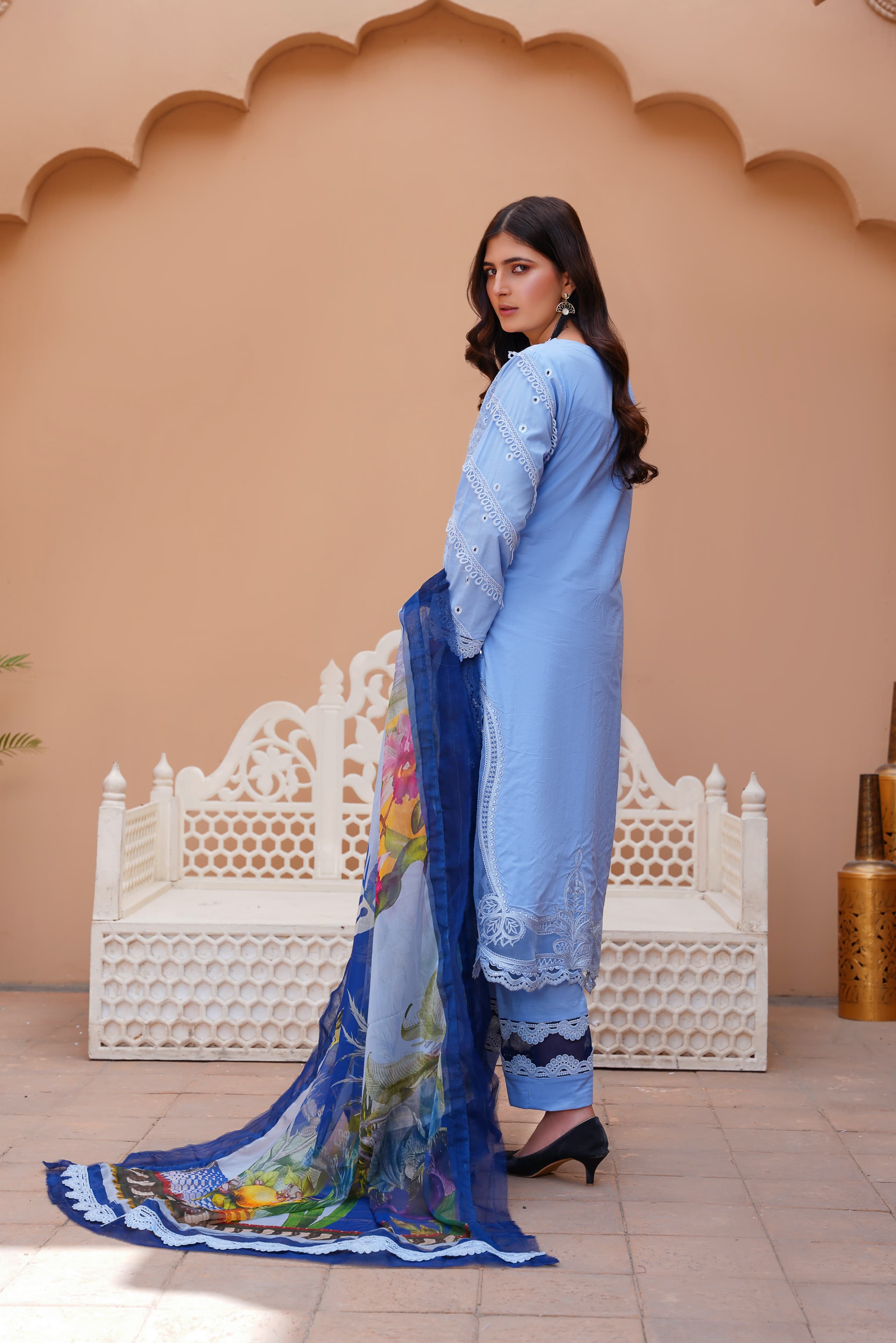 Luxury Lawn Eid Collection 2024-Nazakat