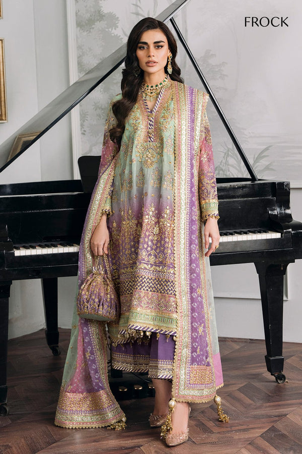 Embroidered Luxury Chiffon 3Pc Suit EC-08