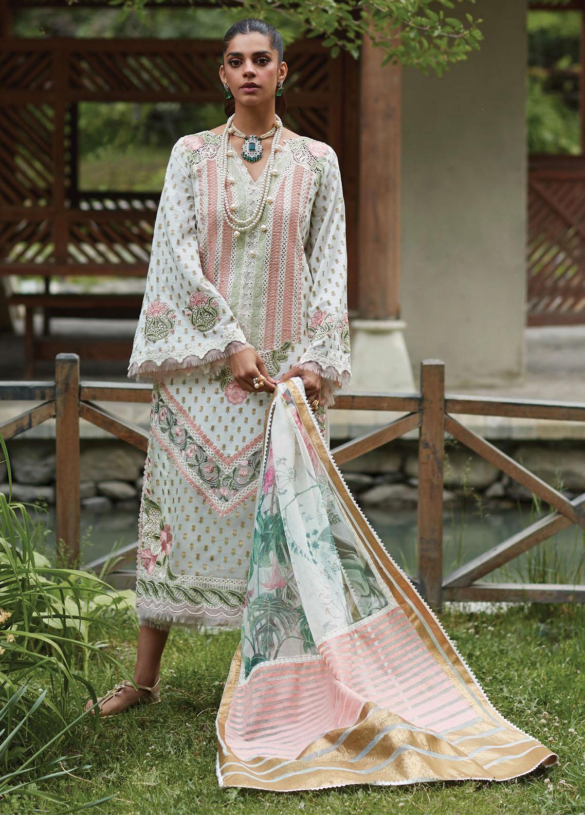 Crimson - Luxury Lawn Collection 2023 - 5A Shigar