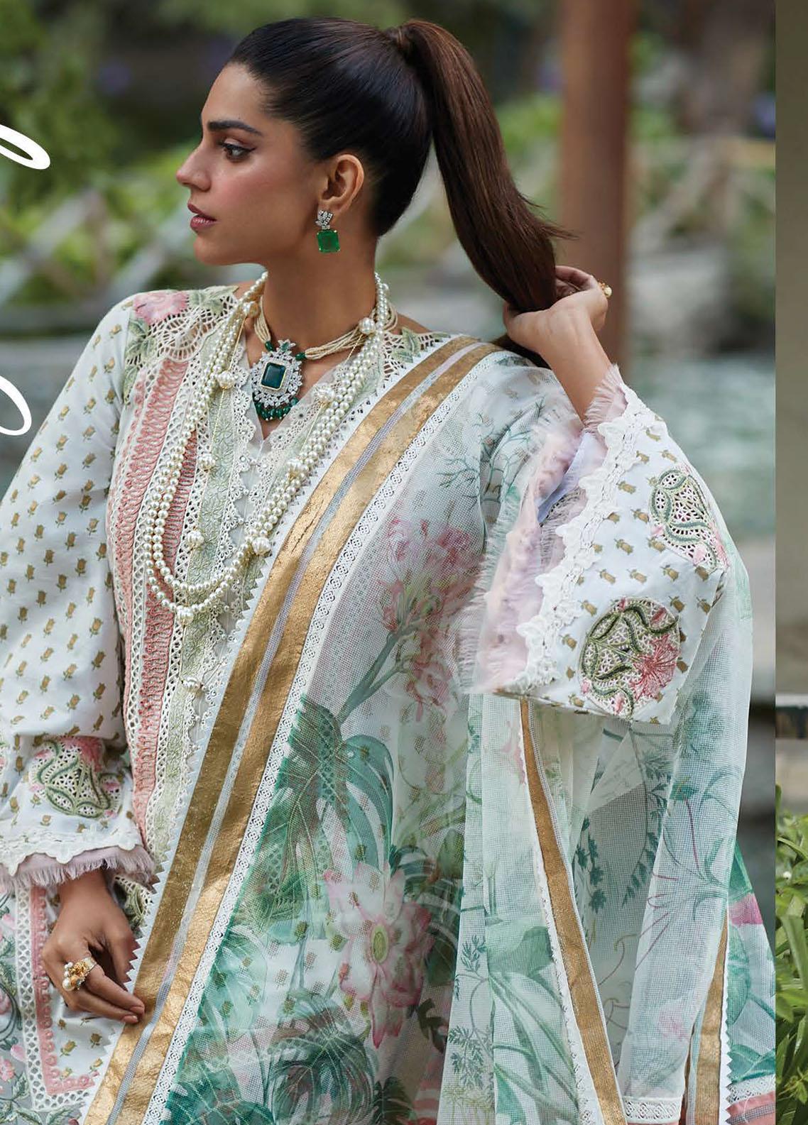 Crimson - Luxury Lawn Collection 2023 - 5A Shigar