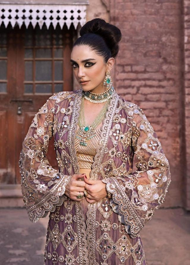 maya ali gown style dress handmade embroidered dress parywear formal wear